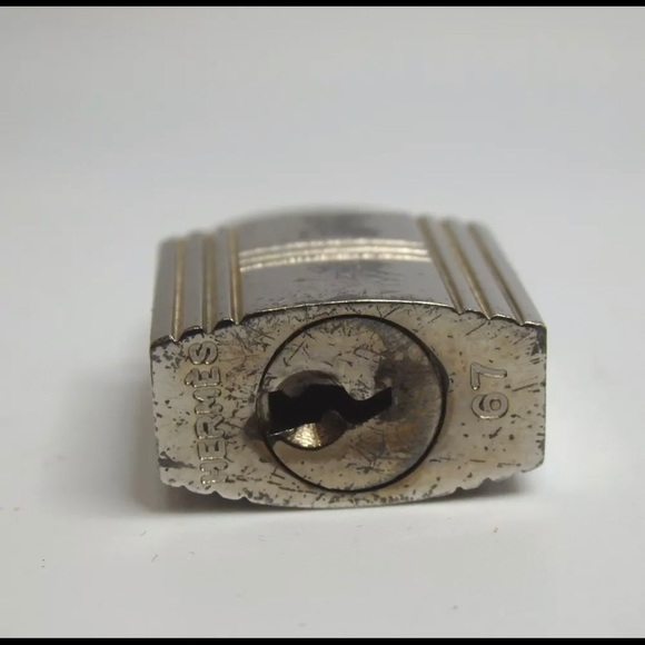authentic HERMES Padlock / key set number 67 - Picture 3 of 6